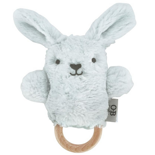 Baxter Bunny Rattle Teether Toy