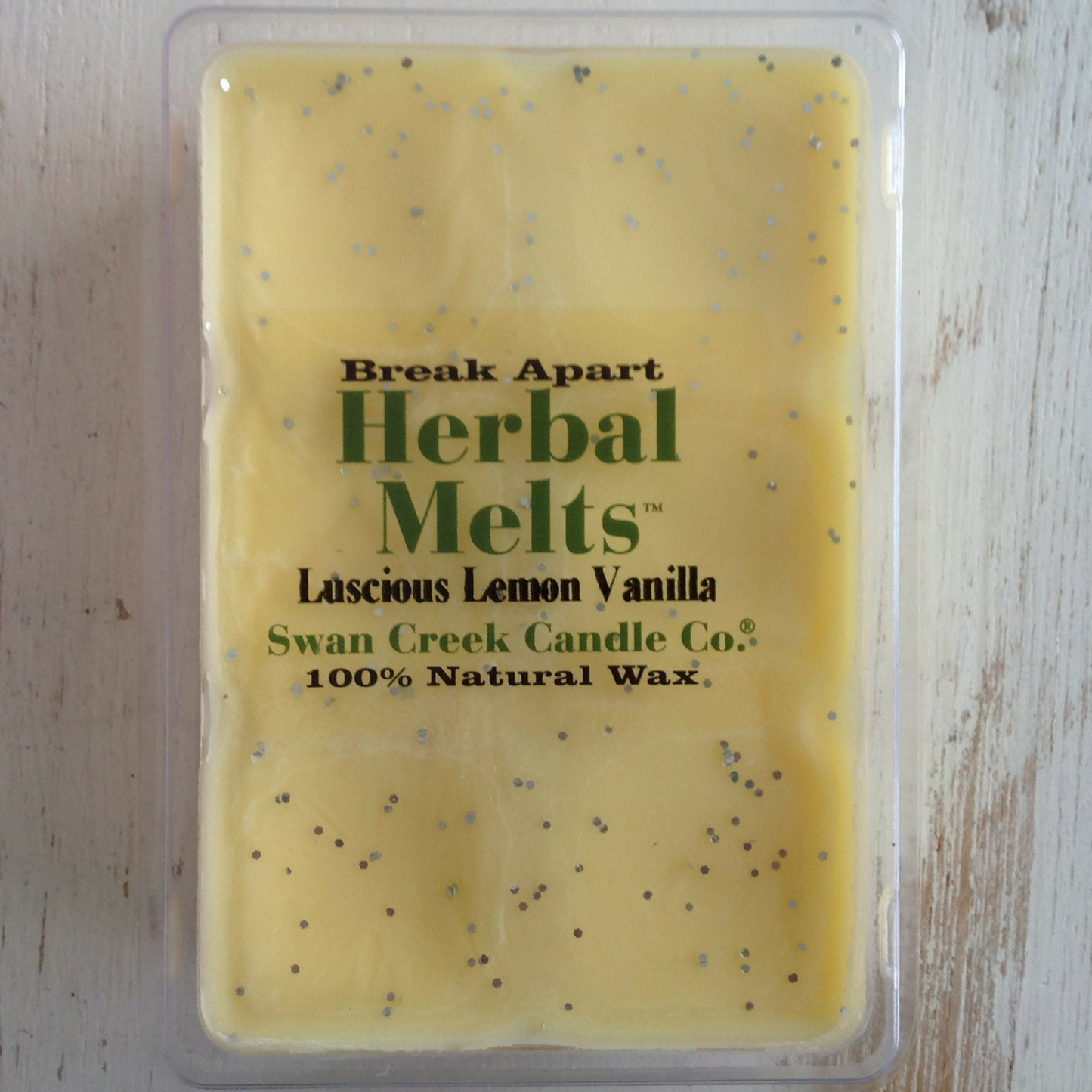 Swan Creek Candle Company Herbal Drizzle Wax Melts Luscious Lemon Vanilla