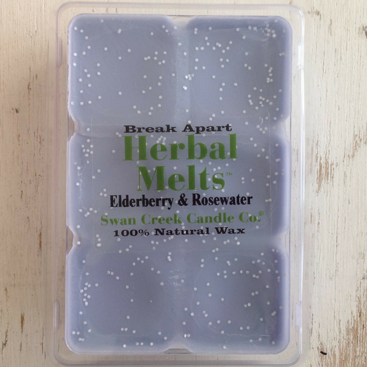 Swan Creek Candle Company Herbal Drizzle Wax Melts Elderberry & Rosewater