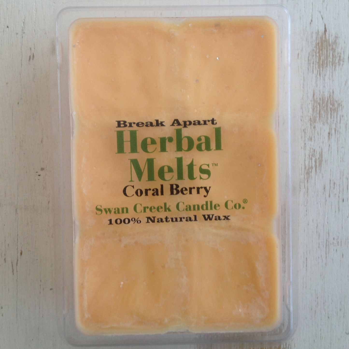 Swan Creek Candle Company Herbal Drizzle Wax Melts Coral Berry