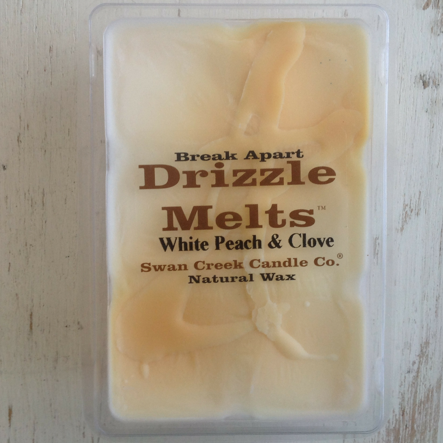 Swan Creek Candle Company Herbal Drizzle Wax Melts White Peach & Clove