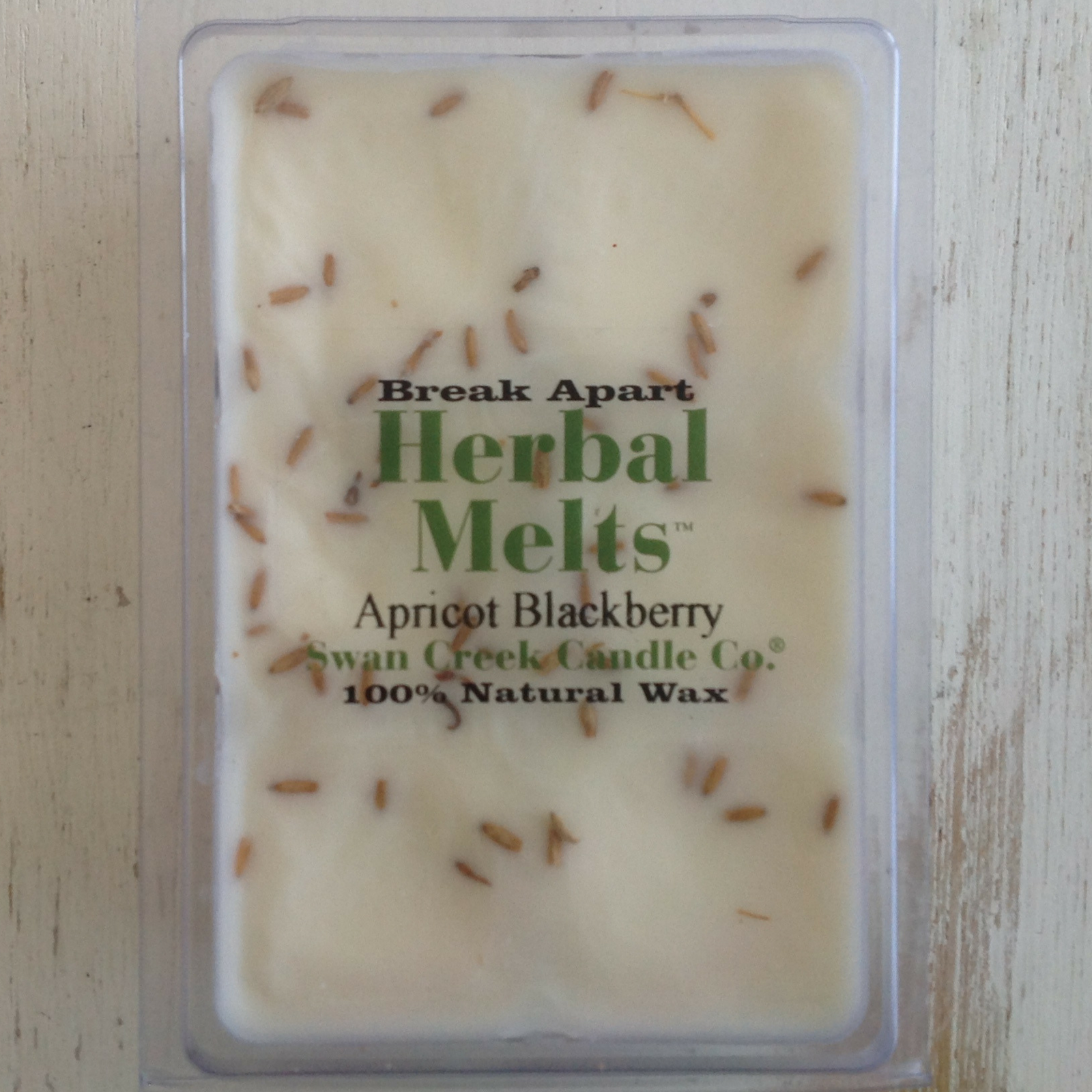 Swan Creek Candle Company Herbal Drizzle Wax Melts Apricot Blackberry
