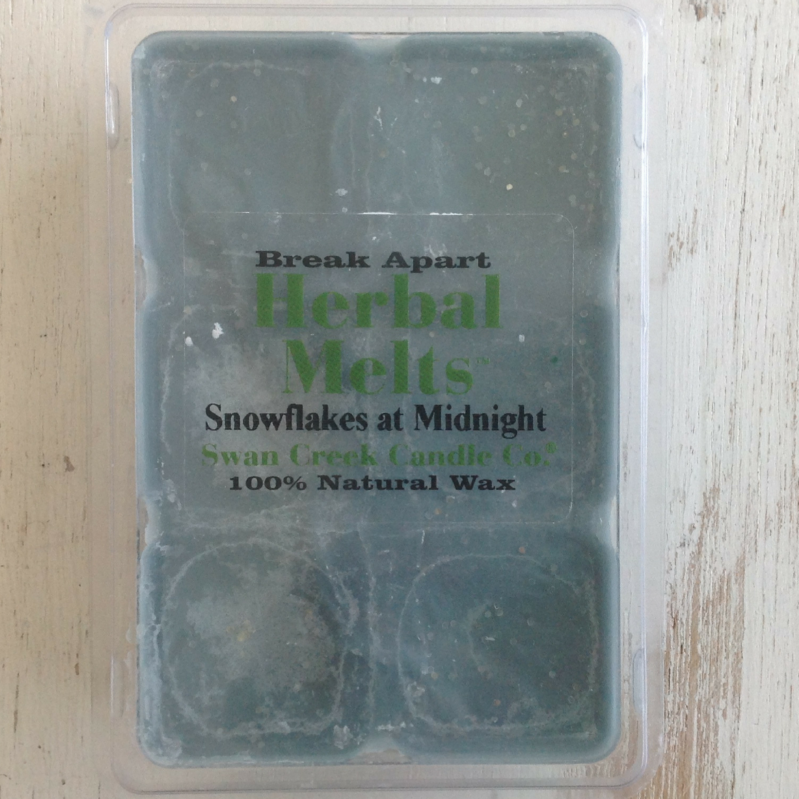 Swan Creek Candle Company Herbal Drizzle Wax Melts Snowflakes at Midnight